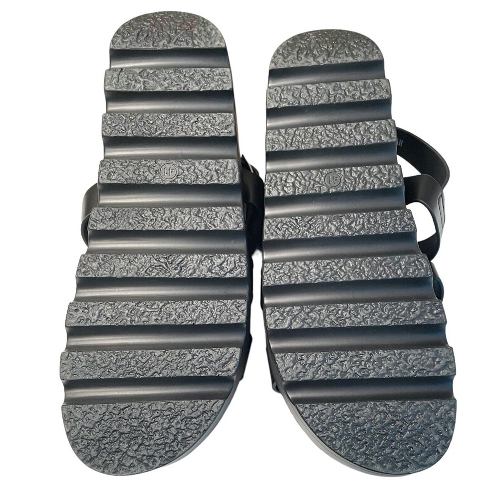 Koi Womens‎ Black Strappy Chunky Heel Sandals Size 9 - Picture 6 of 9